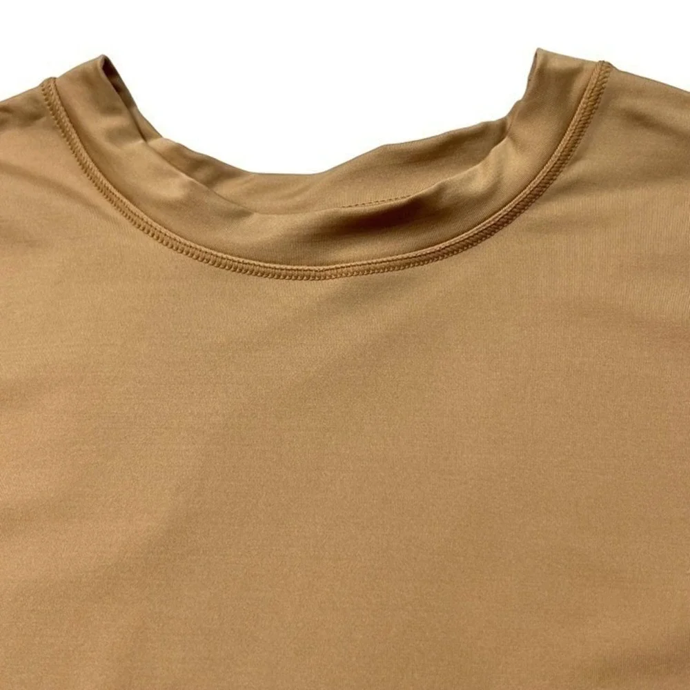 SKIMS‎ Swim Long Sleeve Shirt Rash Guard Ochre 3X